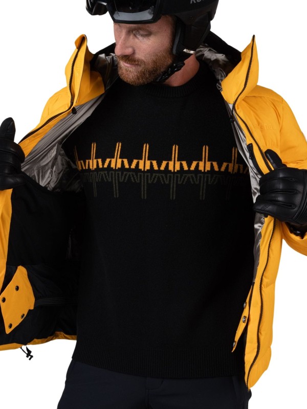 Kurtka narciarska męska Rossignol Ciastel Saffron Yellow