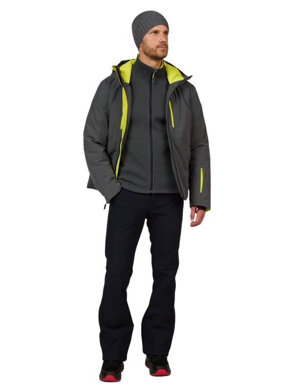 Bluza Rossignol męska Cieloalto Fleece FZ Onyx Grey