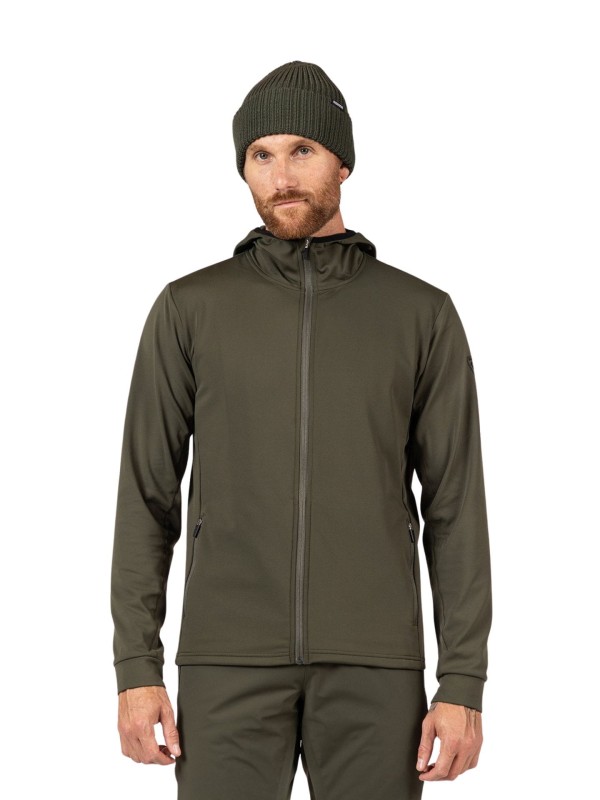 Bluza męska Rossignol Mid Layer Stretch Hoodie Olive Shadow
