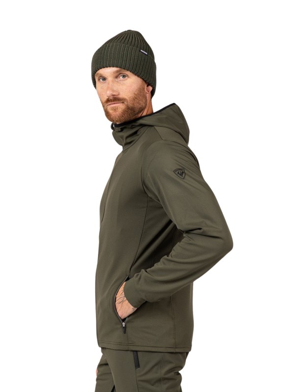 Bluza męska Rossignol Mid Layer Stretch Hoodie Olive Shadow