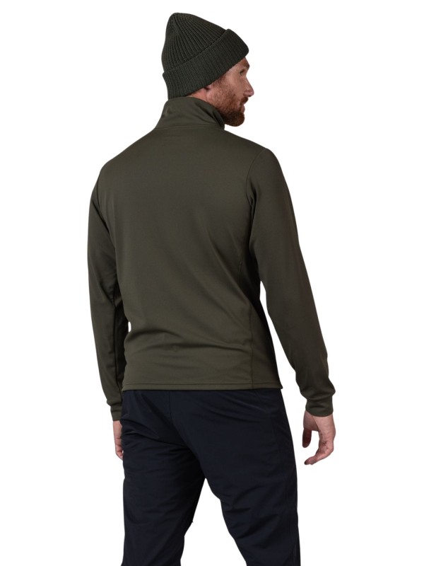 Bluza narciarska męska Rossignol Mid Layer Stretch Olive Shadow