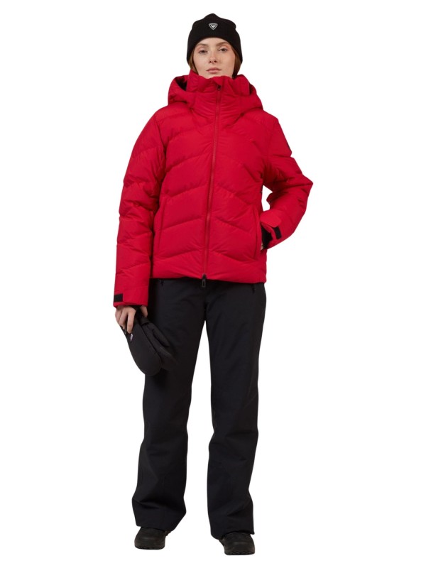 Kurtka narciarska damska Rossignol Wispile Ripstop Down Ruby Red