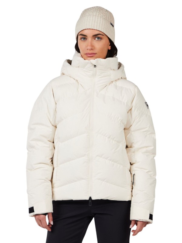 Kurtka narciarska damska Rossignol Wispile Ripstop Down Nature White