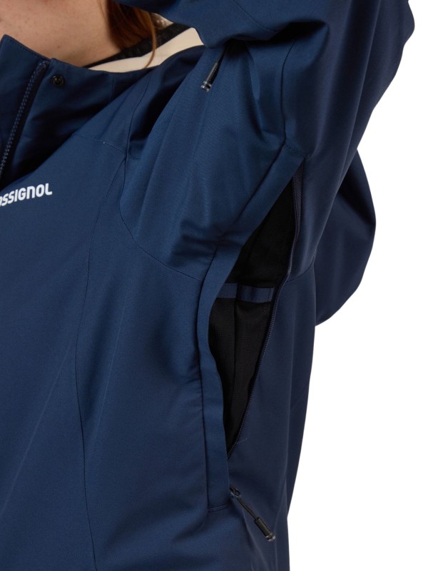 Kurtka narciarska damska Rossignol Velika Insulated Dark Navy