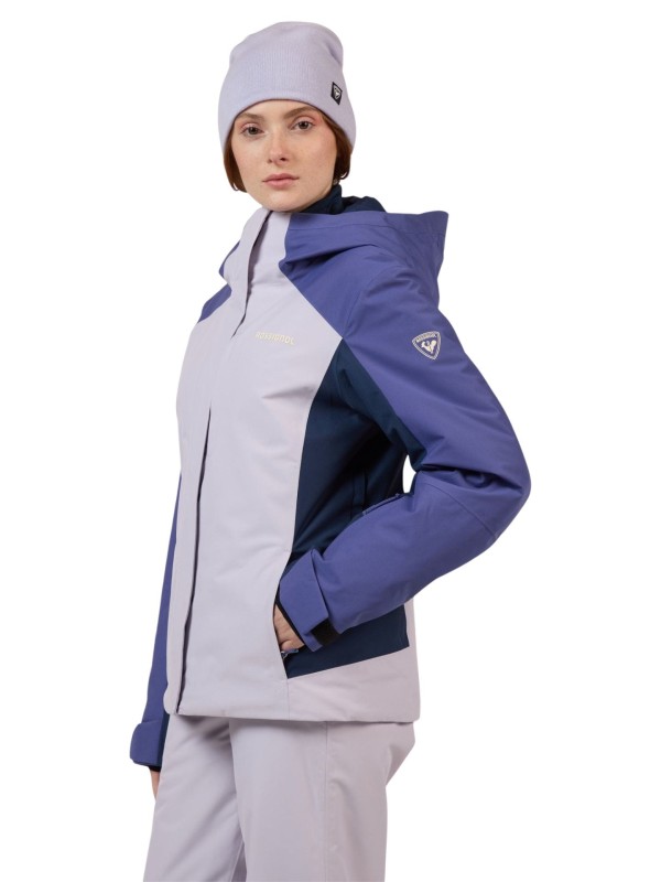 Kurtka narciarska damska Rossignol Velika Insulated Galactic Lilac