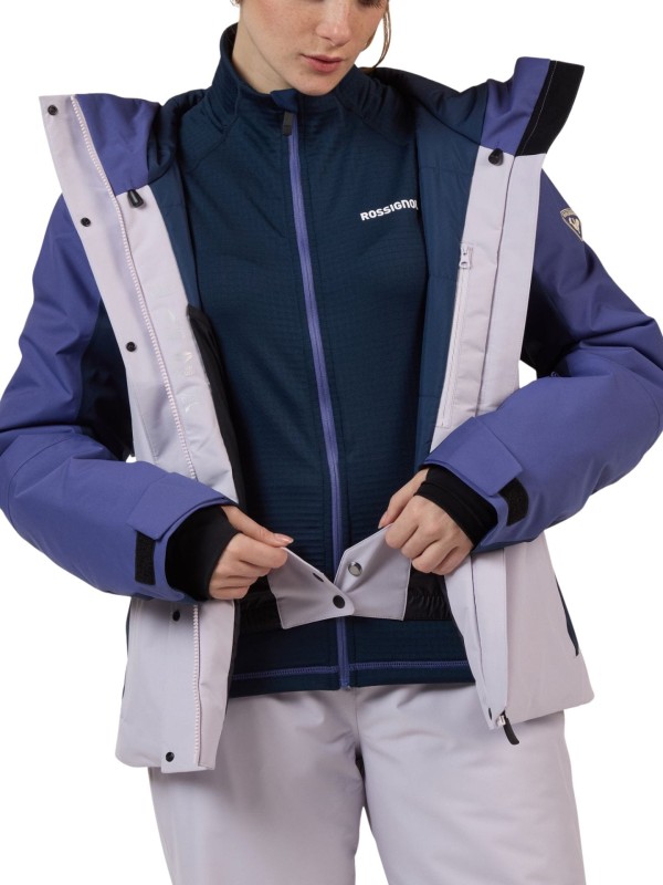 Kurtka narciarska damska Rossignol Velika Insulated Galactic Lilac