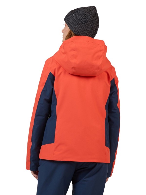 Kurtka narciarska damska Rossignol Velika Insulated Orange Flame