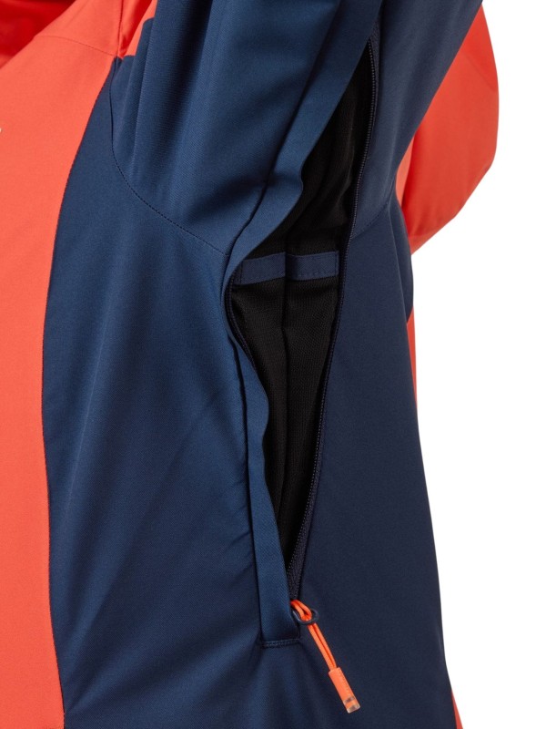 Kurtka narciarska damska Rossignol Velika Insulated Orange Flame