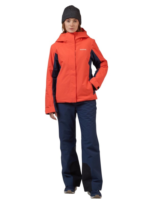 Kurtka narciarska damska Rossignol Velika Insulated Orange Flame