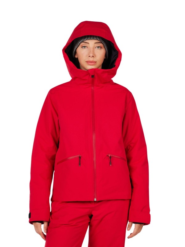 Kurtka narciarska damska Rossignol Rochrun Insulated Ruby Red