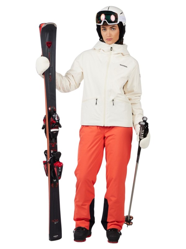 Kurtka narciarska damska Rossignol Rochrun Insulated Nature White