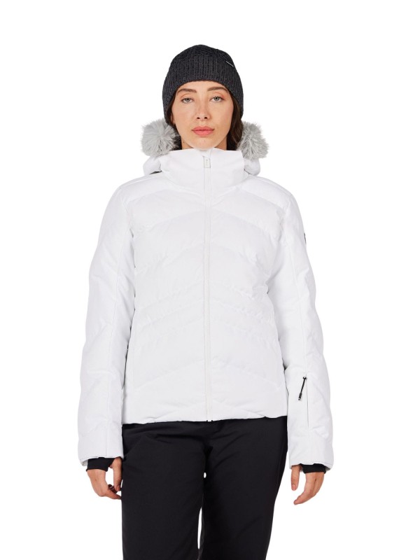 Kurtka narciarska damska Rossignol Staci Insulated White