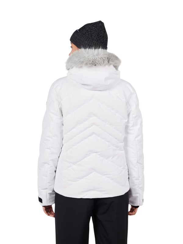 Kurtka narciarska damska Rossignol Staci Insulated White