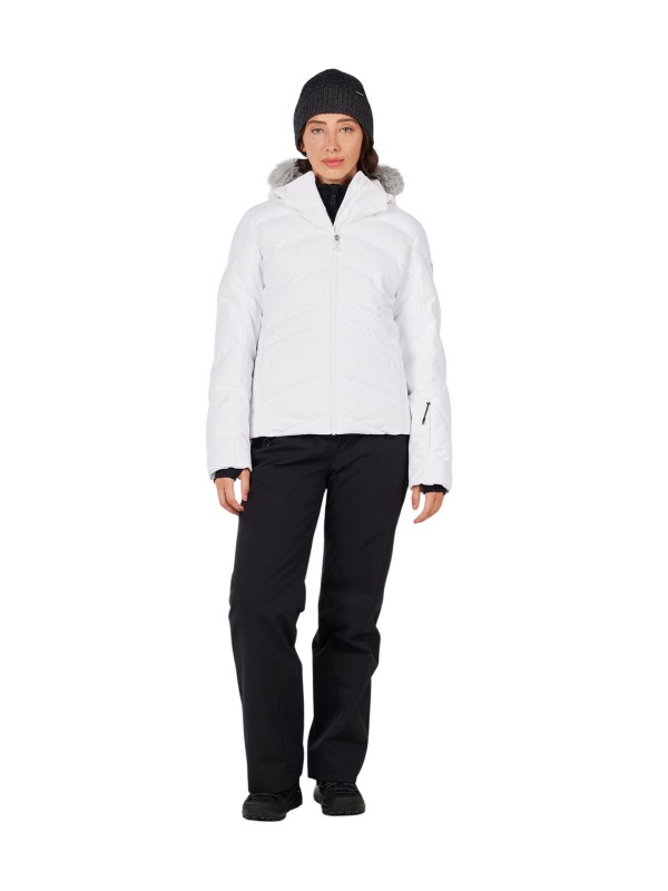 Kurtka narciarska damska Rossignol Staci Insulated White