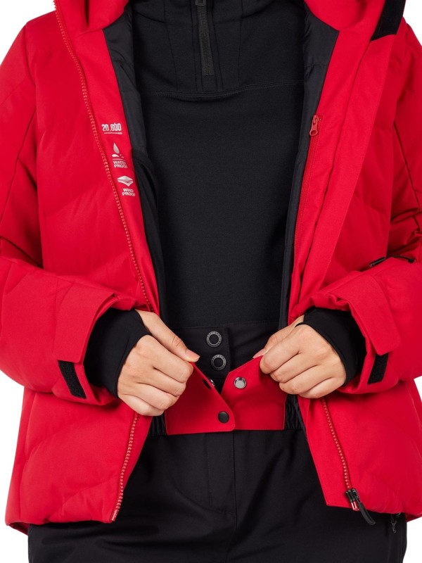 Kurtka narciarska damska Rossignol Staci Insulated Ruby Red