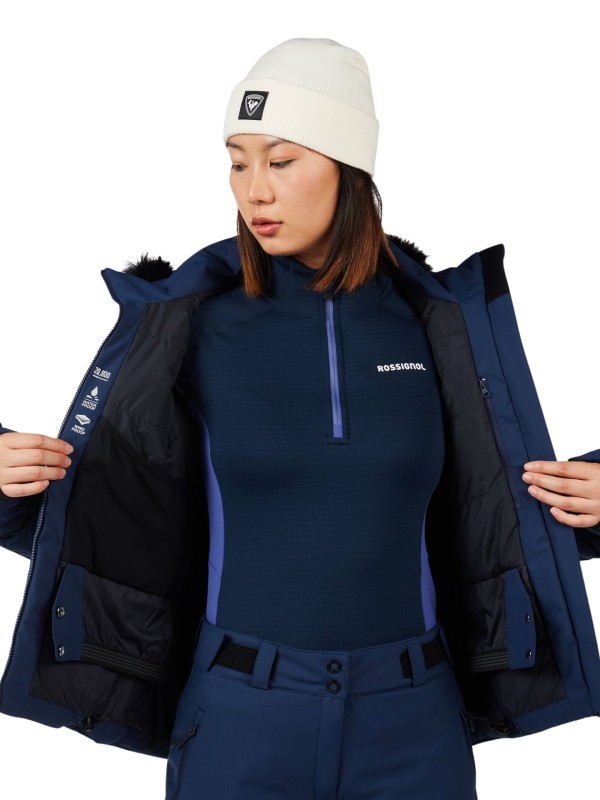 Kurtka narciarska damska Rossignol Staci Insulated Dark Navy