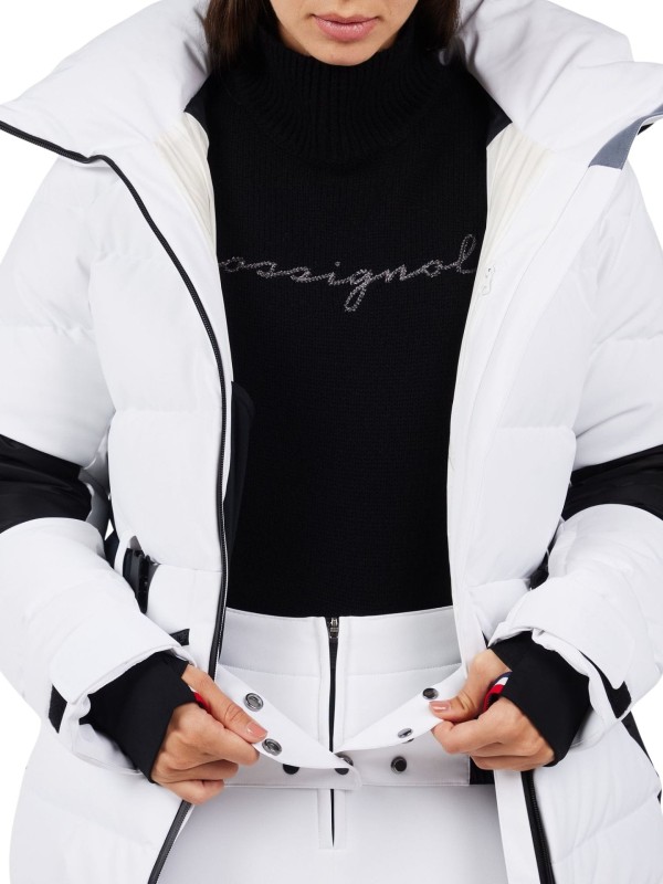 Kurtka narciarska damska Rossignol Ciastel Down Mix White