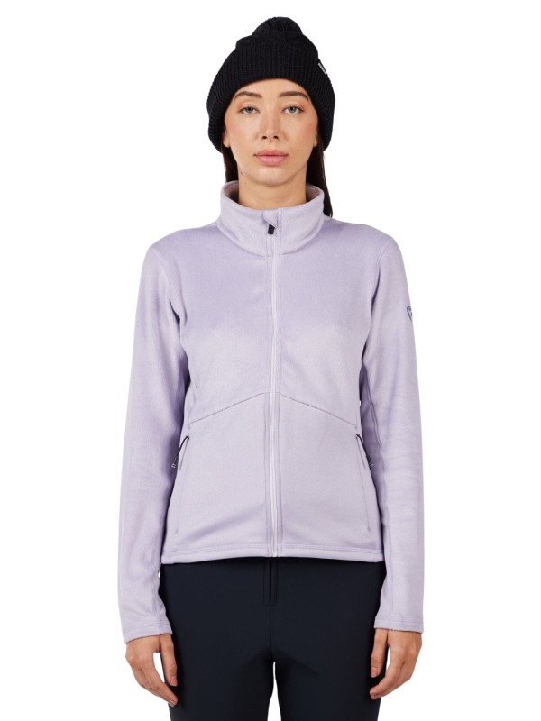 Bluza narciarska damska Rossignol Diretta Full-Zip Fleece Galactic Lilac