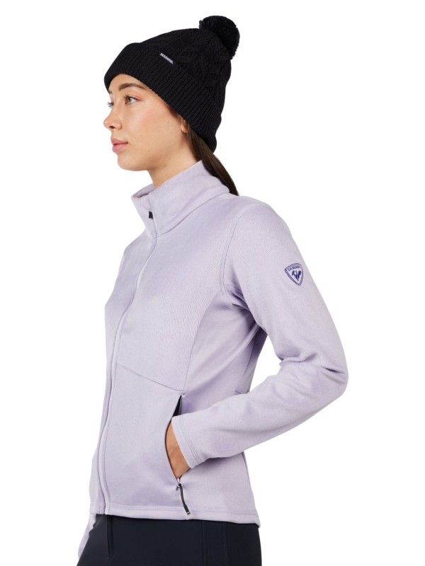 Bluza narciarska damska Rossignol Diretta Full-Zip Fleece Galactic Lilac