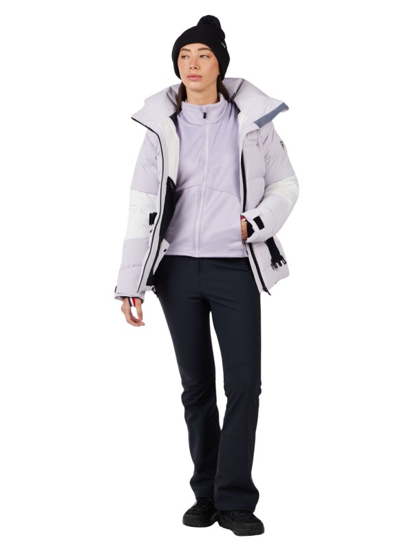 Bluza narciarska damska Rossignol Diretta Full-Zip Fleece Galactic Lilac