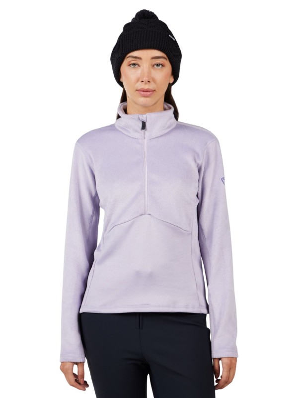 Bluza narciarska damska Rossignol Diretta Half-Zip Fleece Galactic Lilac