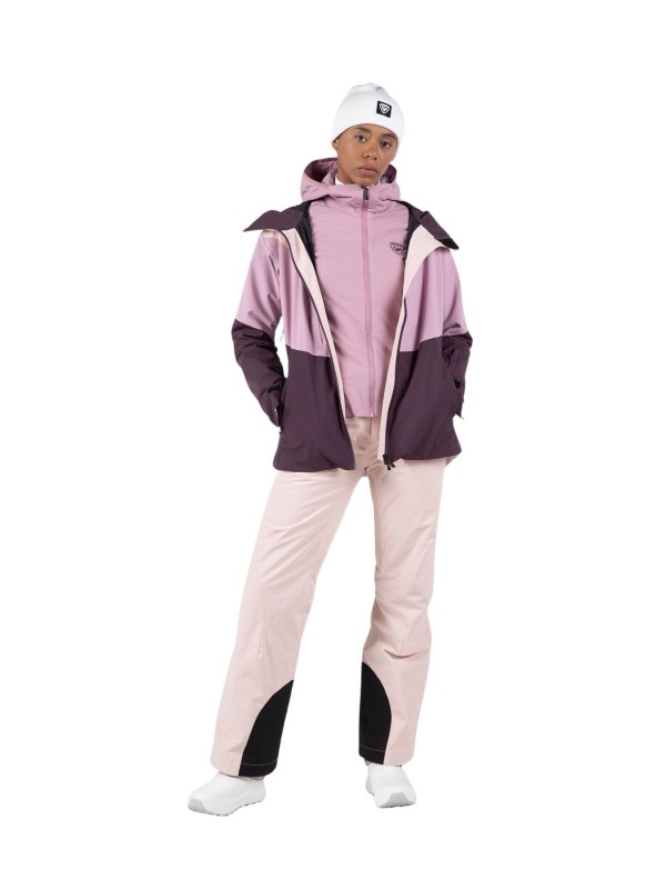 Kurtka narciarska damska Rossignol Opside Hoodie Moonlite Mauve
