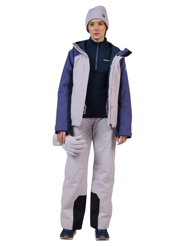 Bluza narciarska damska Rossignol Blackside Mix Half-Zip Fleece Future Blue