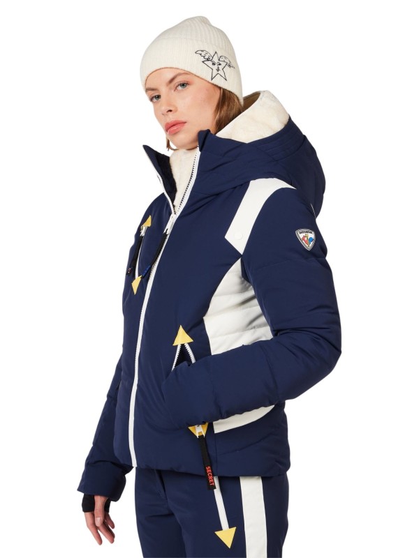 Kurtka narciarska damska Rossignol JCC Valdiz Down Cosmic Blue