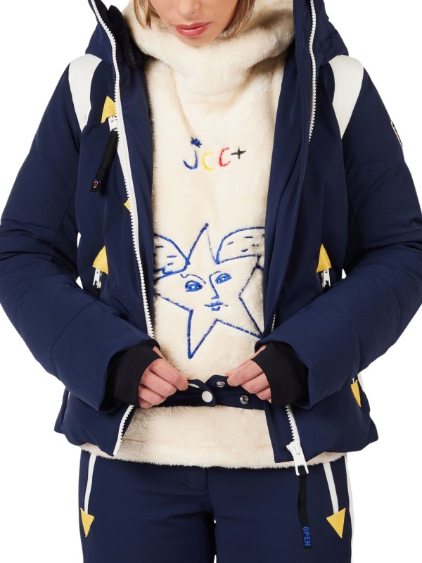 Kurtka narciarska damska Rossignol JCC Valdiz Down Cosmic Blue