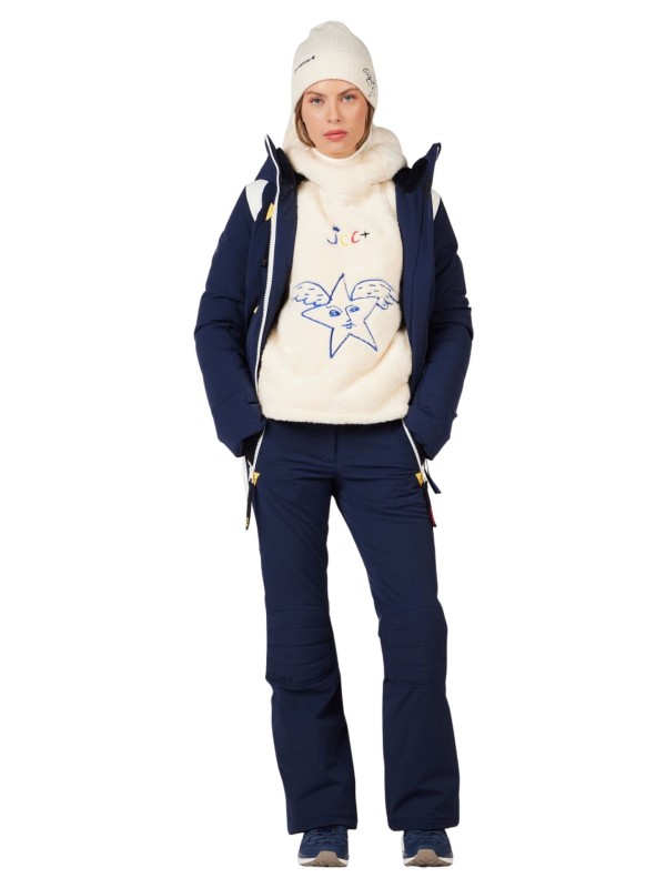 Spodnie narciarskie damskie Rossignol JCC Valdiz Cosmic Blue