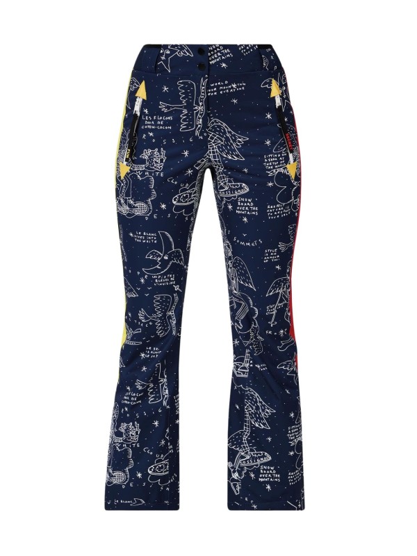 Spodnie narciarskie damskie Rossignol JCC Sublim Snow Angel Cosmic Print