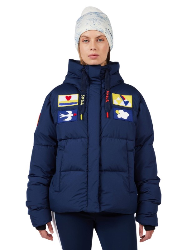 Kurtka narciarska damska Rossignol JCC All Snow Down Cosmic Blue