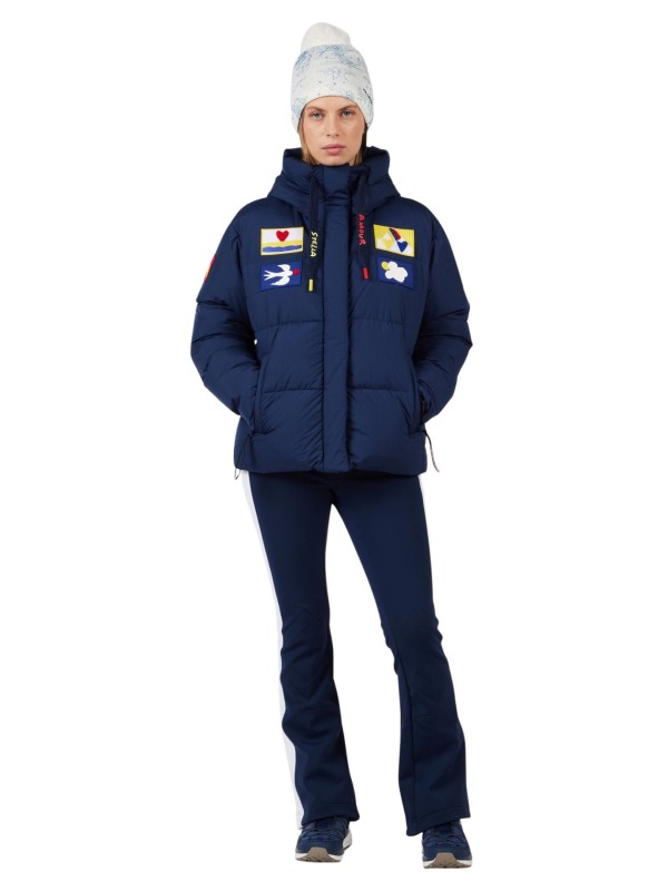 Kurtka narciarska damska Rossignol JCC All Snow Down Cosmic Blue