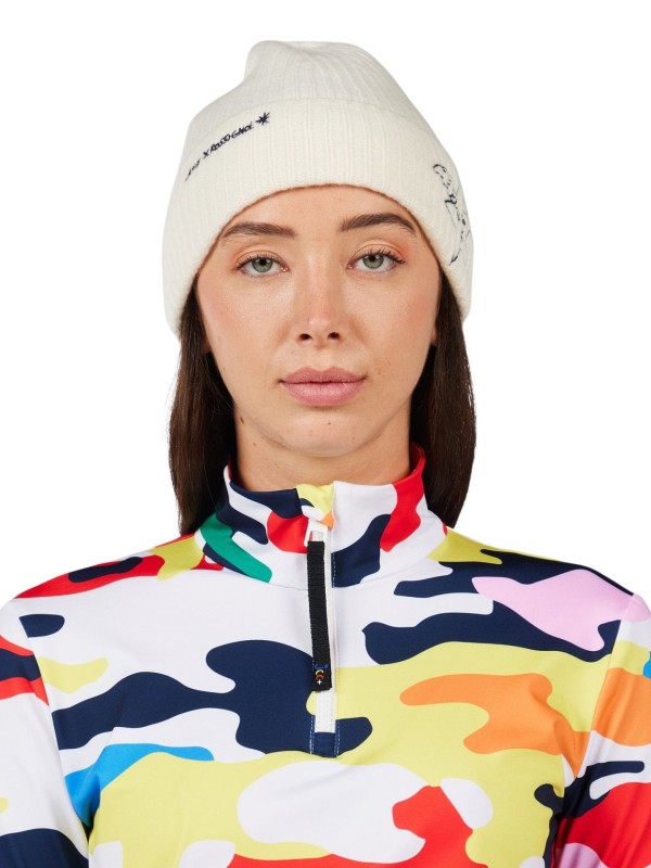 Bluza narciarska damska Rossignol JCC Booster Half-Zip Camo Print