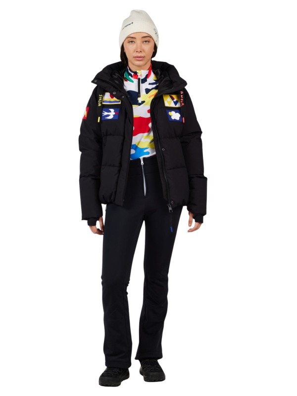 Bluza narciarska damska Rossignol JCC Booster Half-Zip Camo Print