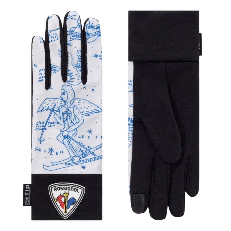 Rękawiczki damskie Rossignol JCC iTips Snow Angel Artic Print