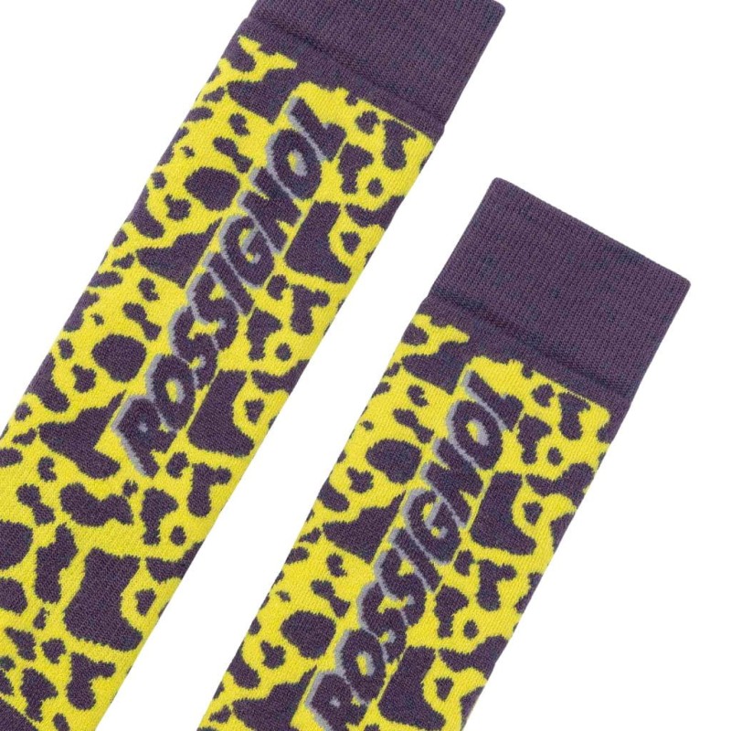Skarpety Rossignol Super Socks Cowmo Super Yellow Print