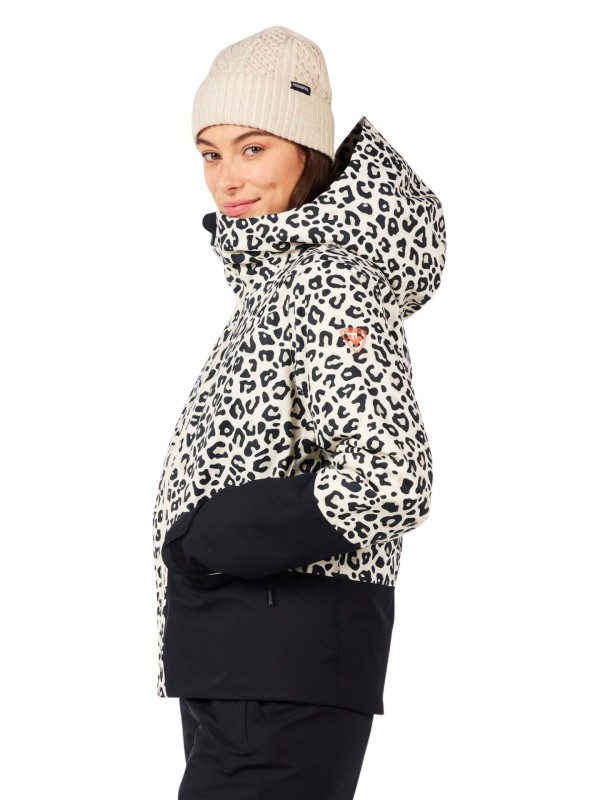 Kurtka narciarska damska Rossignol Rochrun Allover Nature Wild Leopard Print