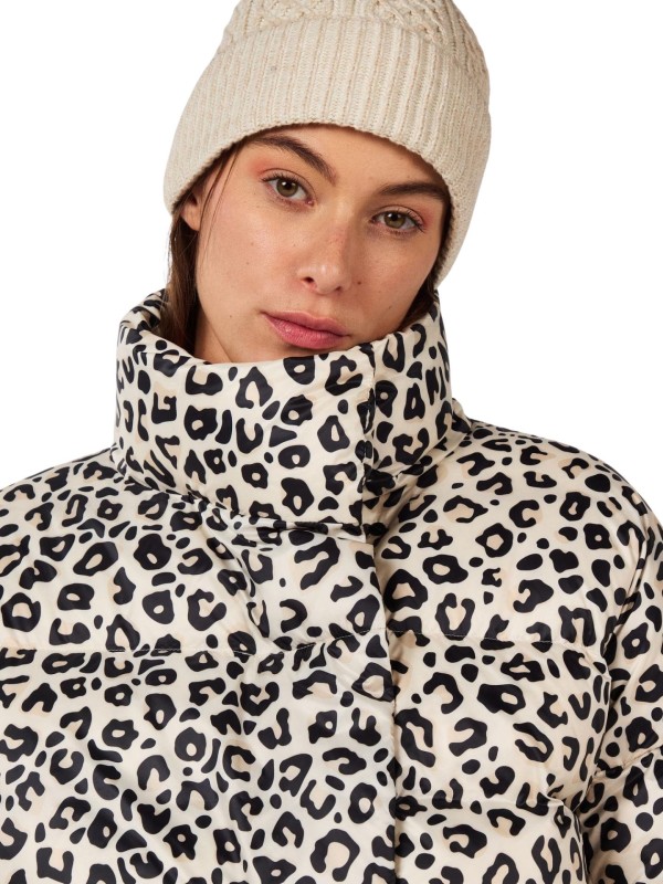 Kurtka puchowa damska Rossignol Aretu Allover Down Nature Wild Leopard Print
