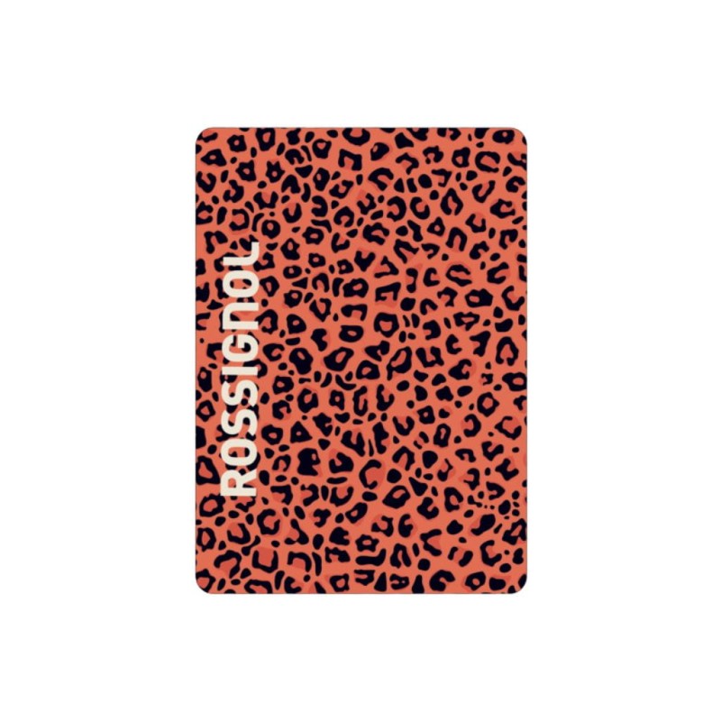 Komin Rossignol Allover Neck Warmer Orange Wild Leopard Print