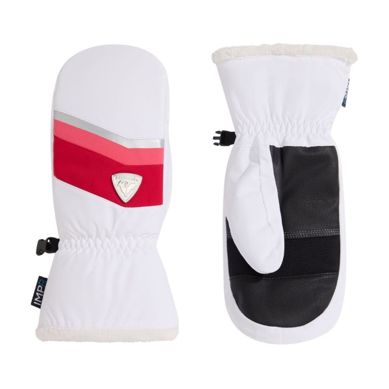 Rękawice narciarskie damskie Rossignol New Piste Mittens White