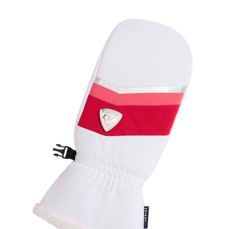 Rękawice narciarskie damskie Rossignol New Piste Mittens White