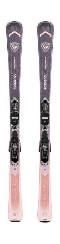 Narty Rossignol Arcade 80 + Xpress W 10 GW B83 Shiny Black