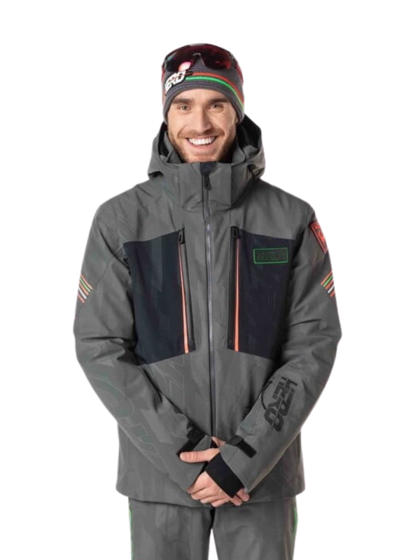 Kurtka narciarska Rossignol Hero Course Jacket Szara
