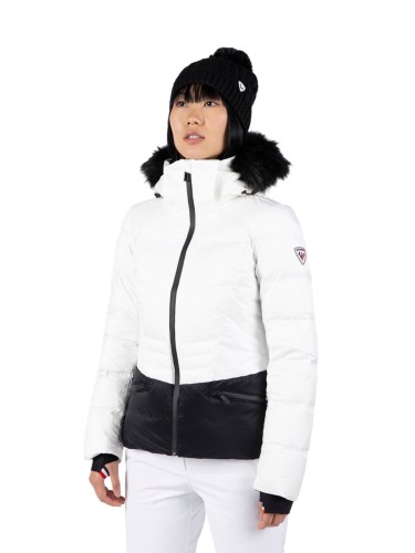 Kurtka narciarska damska Rossignol Joseray Down White