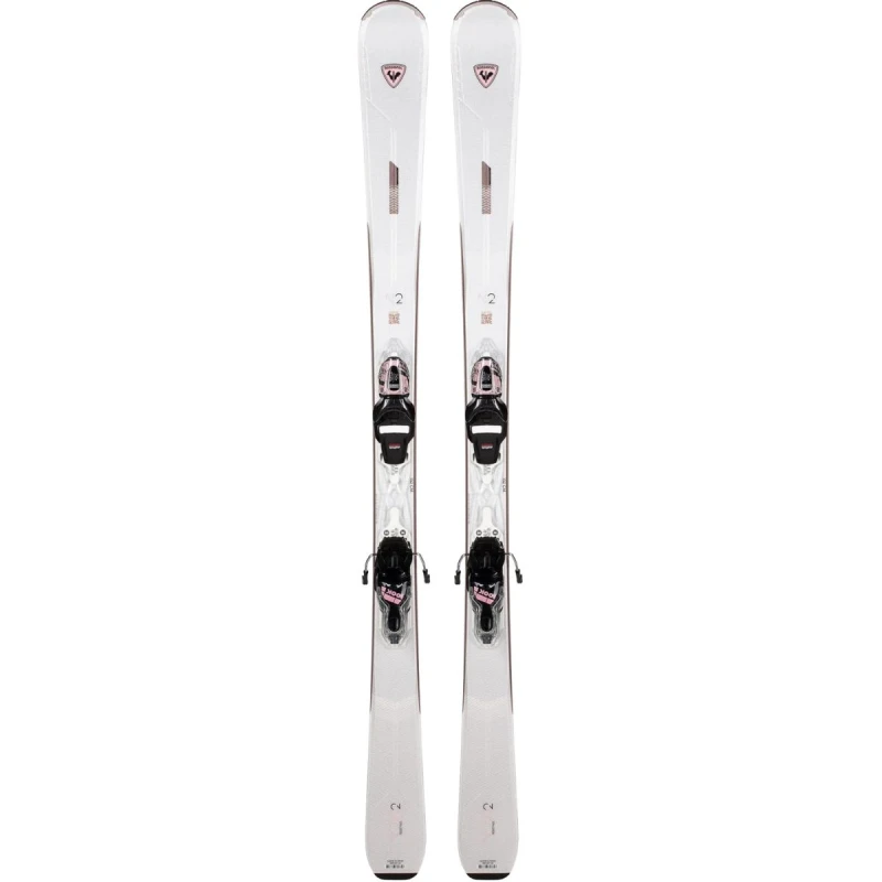 Narty Rossignol Nova 2 + Look Xpress W 10 GW B83 white sparkle