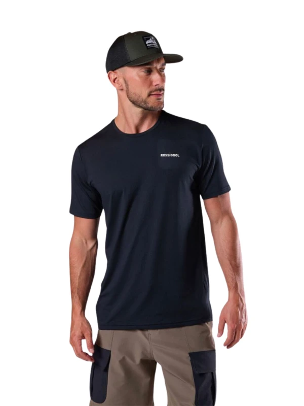 Koszulka męska Rossignol M Graphic Active Tee black