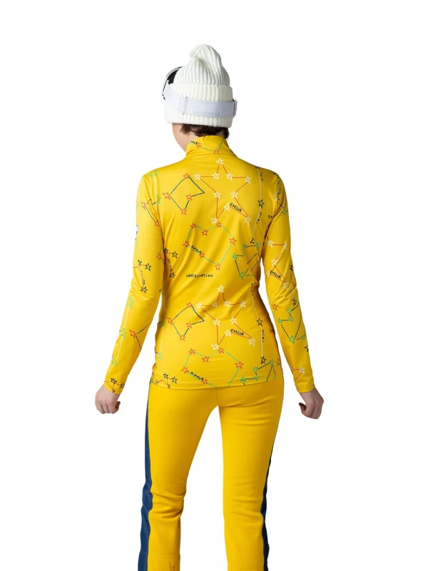 Bluza Rossignol JCC damska Booster 1/2 Zip żółta