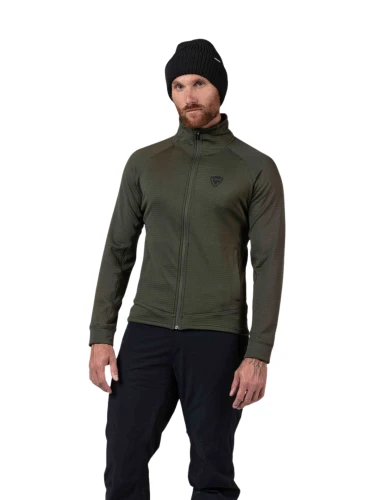 Bluza narciarska Rossignol męska Blackside Fleece FZ olive shadow