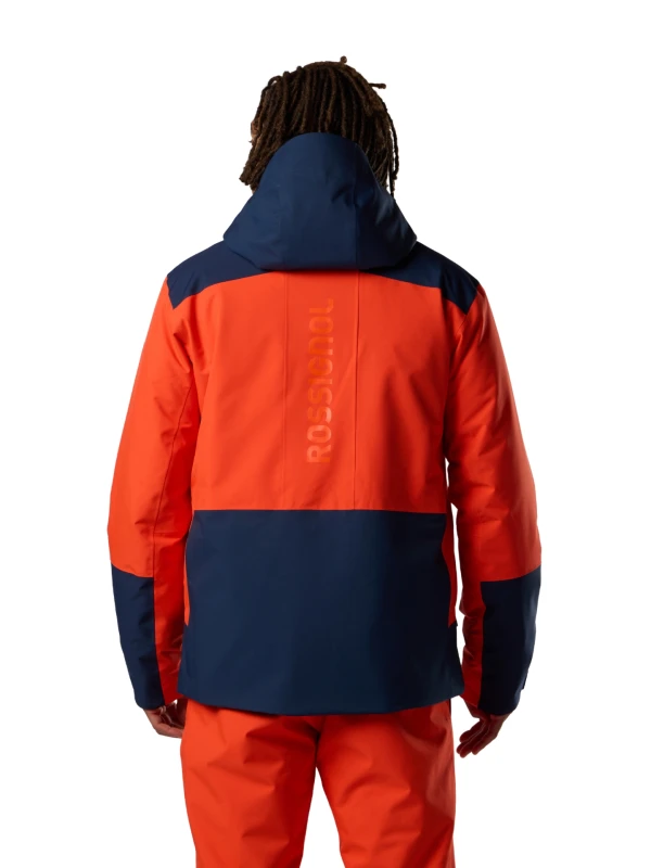 Kurtka narciarska męska Rossignol Rochrun Insulated golden gate / dark navy